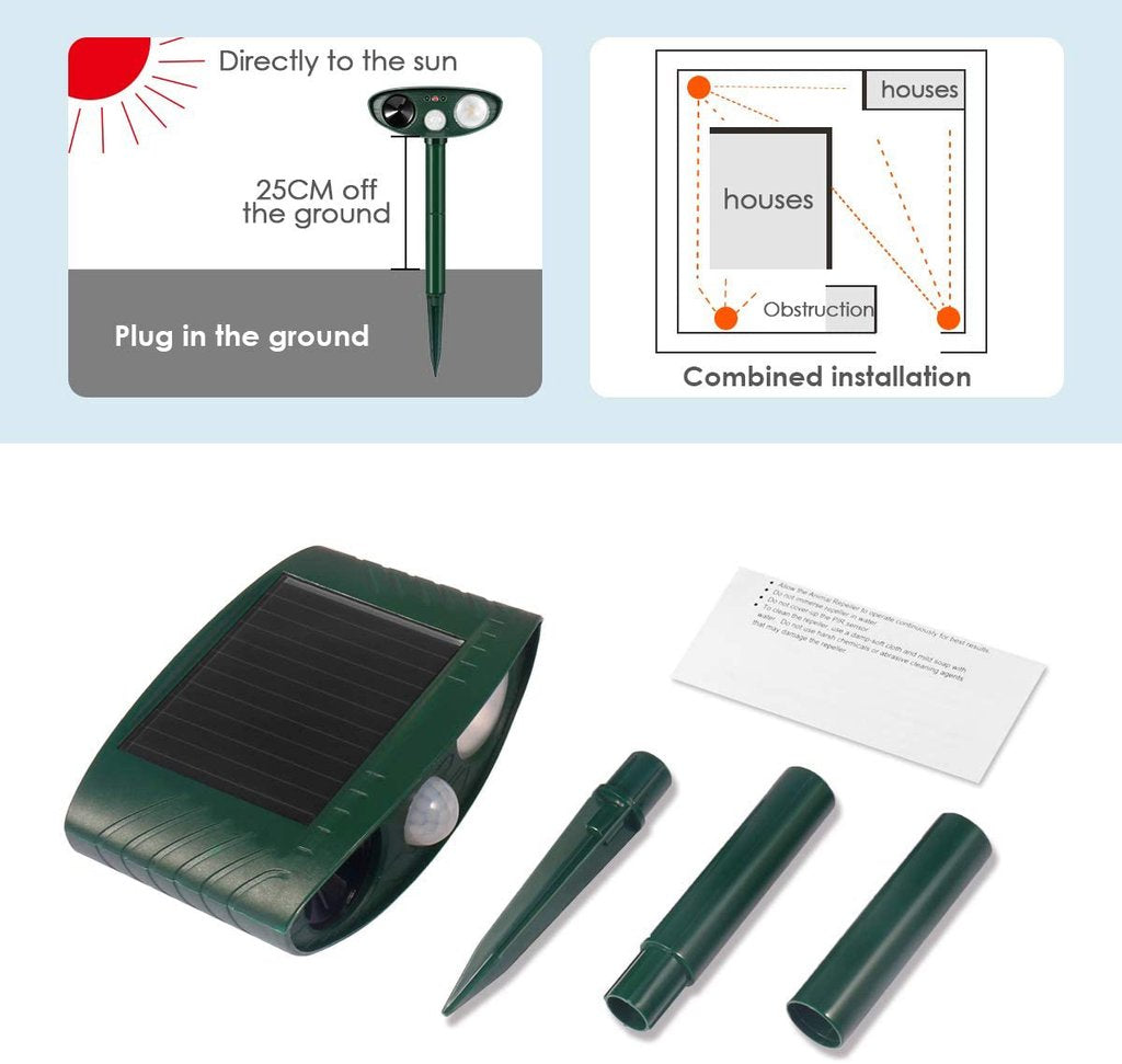 What Does Solar Rabbit Repellent Including Per Unit