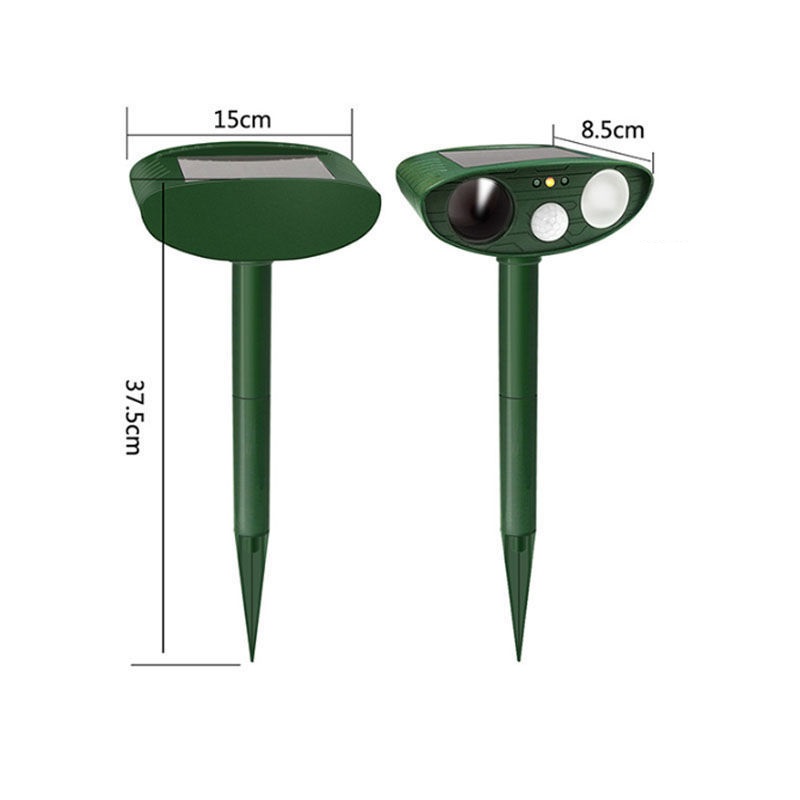 The Size of The Ultrasonic Rabbit Repellent Solar Power